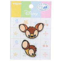 cinemacollection/シネマコレクション cinemacollection バンビ グッズ ワッペン キャラクター ミニアイロンパッチシール2枚セット/505513693