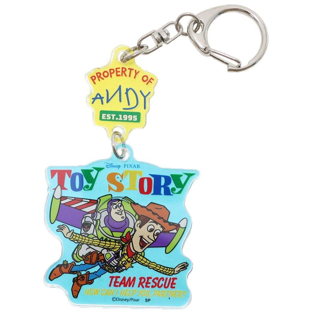 トイストーリー　アクリル　キーホルダー　ティニー ディズニー トイストーリー 30th バズ＆ザーグ 3連アクリル