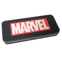 cinemacollection/MARVEL 新学期 準備 マーベル 筆箱 缶ペンケース キャラクター グッズ スモールプラネット BOXロゴ キャラカンペン プ /505515030