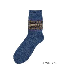 fukuske FUN/福助 公式 ルームソックス ショート丈 メンズ fukuske FUN WARM HOME トライバル柄 総パイル 3FB93W<br>紳士 男性 フクスケ f/505516602