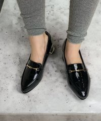 Sugar Sugar/シュガーシュガー SugarSugar デザインヒールビットローファー(72－5812)チャンキー 太めヒール 安定 ゴールド/504922631