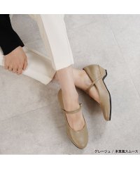 ALETTA/パンプス ストラップ レイン シューズ 防水 ローヒール 黒 痛くない 幅広 走れる ラウンドトゥ 3.5cm 太ソール ぺたんこ 外反母趾 甲高 リクルート /505519351