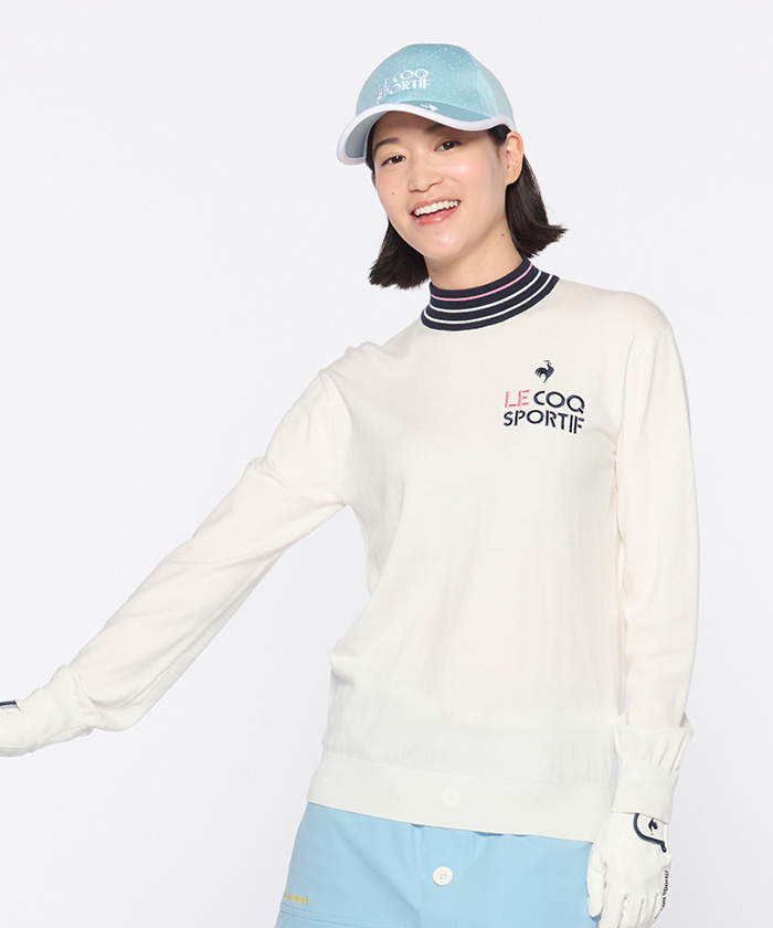 セール 60%OFF】襟ボーダーハイネックセーター(505452895