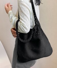 shopnikoniko/ニット編み トライアングル トートバッグ ma 【即納】 鞄 バッグ ハンドバッグ マルシェバッグ 肩掛け クロシェ編み メッシュ編み かぎ編み 透かし編み A/505520912