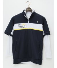 GRAND-BACK/【大きいサイズ】ルコックスポルティフ ゴルフ/le coq sportif GOLF インナー付き半袖カットソー/505546521