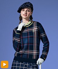 Munsingwear/タータンチェックKinloch Andersonクルーネックセーター/505429348