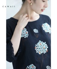 CAWAII/風感じる涼しさの綿花刺繍プルオーバートップス/505519987
