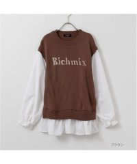 MAC HOUSE(kid's)/マックハウス Mac－House RICH MIX リッチミックス レイヤード風ドッキングプルオーバー 335574106/505570863