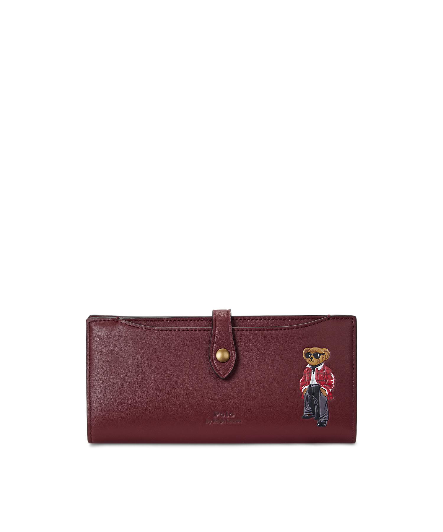 Polo Ralph Lauren POLO BEAR LEATHER SNAP長財布 Polo Bear Leather Snap Wallet