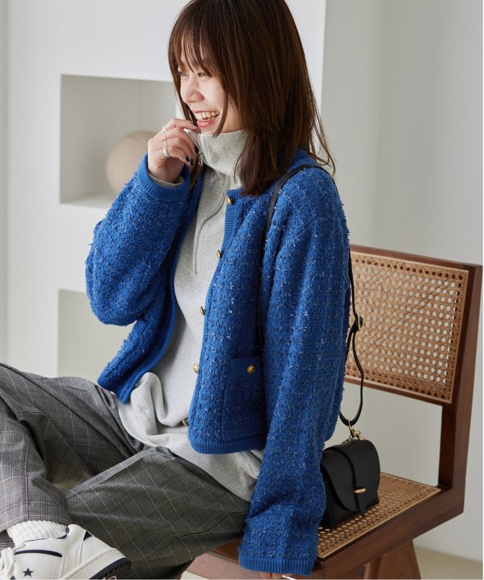 ジャーナルスタンダード レリューム TWEEDY クロップドジャケット TWEEDYクロップドジャケット(505571909) | ジャーナル