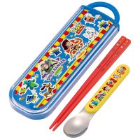 BACKYARD FAMILY/バックヤードファミリー BACKYARD FAMILY キャラクター 抗菌 箸スプーン コンビセット/505117362