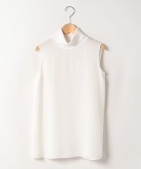 Theory/ブラウス SILK COMBO SL ROLL NECK T/505348945