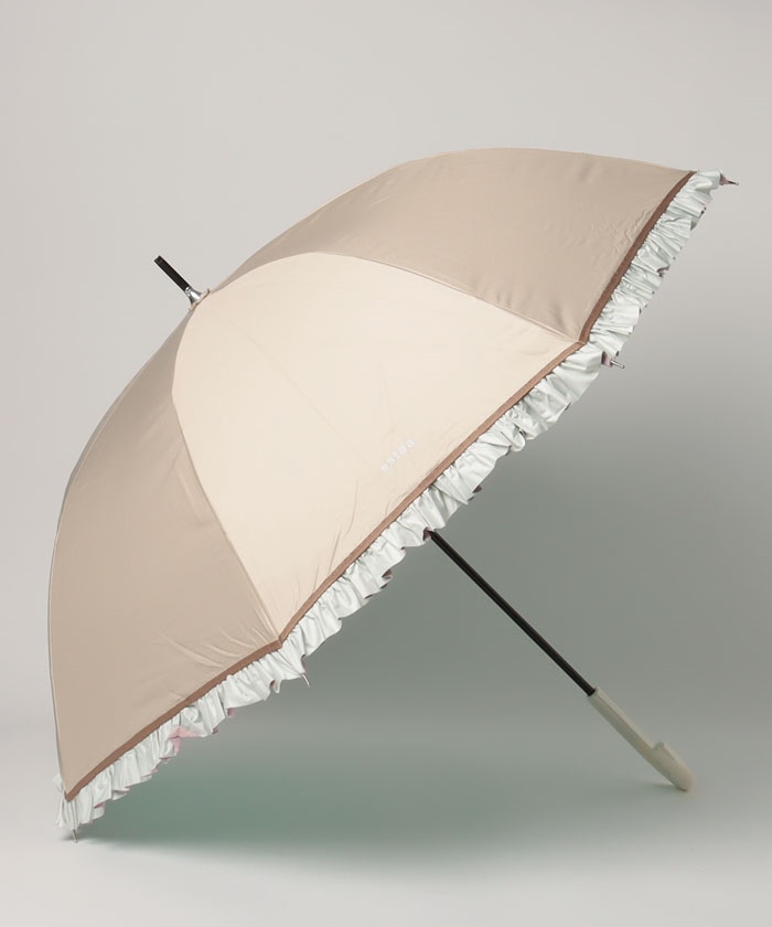 Mさん専用⭐︎ SUN RAIN UMBRELLA フリル日傘 ベージュ エスタ estaa 晴雨兼用日傘 バイカラーフリル(505498612
