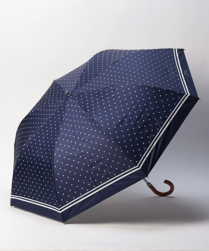 晴雨兼用折りたたみ日傘 ドットグログラン(505499307) | ポロ
