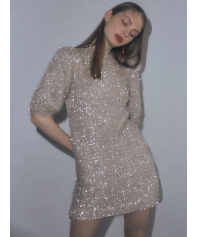 関税.送料込STELLA MCCARTNEY Blairパフスリーブミニワンピース セール 50%OFF】エイミーイストワール eimy istoire Starry