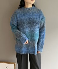 Jewelobe/ジュエローブ Jewelobe ループグラデーションオーバーニットプルオーバー/505525756