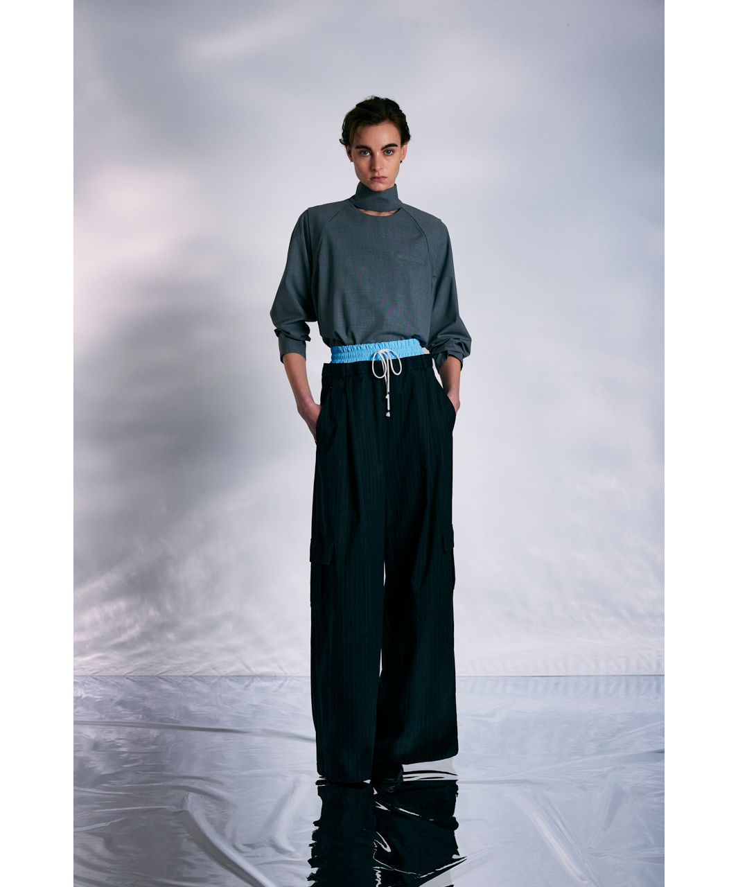 Double waist wide PT(505573351) | リムアーク(RIM.ARK) - d fashion