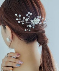 niana/niana ニアナ パーティー ドレス ヘアピン かんざし コーム ヘアアクセ アクセサリー パール ビーズ 大きめ ゴールド シルバー 結婚式 披露宴 二次会/505580415