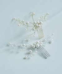 niana/niana ニアナ パーティー ドレス ヘアピン かんざし コーム ヘアアクセ アクセサリー パール ビーズ 大きめ ゴールド シルバー 結婚式 披露宴 二次会/505580415