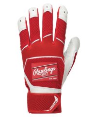 Rawlings/両手用 パッチロゴ バッティンググラブ － スカーレット/505581634