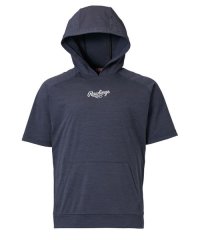 Rawlings/BLACK LABEL ストレッチニットパーカーシャツ－ネイビー/505588642