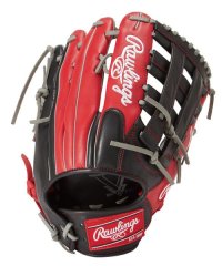 Rawlings/ソフト HYPER TECH R2G COLORS（ハイパーテックアールツージーカラーズ）Y719－ブラック/スカーレット/505588736