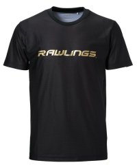 Rawlings/スタイルロゴTシャツ－ブラック/ゴールド/505588761
