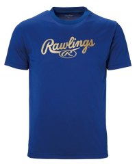 Rawlings/ジュニア スクリプトロゴTシャツ－ロイヤルブルー/505588766
