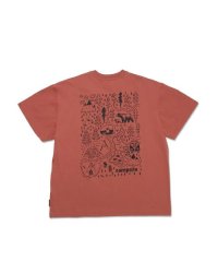 TARAS BOULBA/PE天竺 プリントTシャツ（キャンプマップ）/505590627