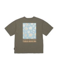 TARAS BOULBA/レディース コットン天竺 プリントＴシャツ（フラワー）/505590677