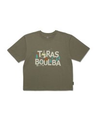 TARAS BOULBA/レディース コットン天竺 プリントＴシャツ（ロゴ）/505590682