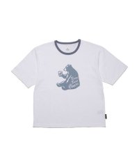 TARAS BOULBA/レディース コットン天竺 プリントＴシャツ（クマ）/505590684