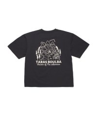 TARAS BOULBA/レディース PE天竺 プリントＴシャツ（キャンプ）/505590706