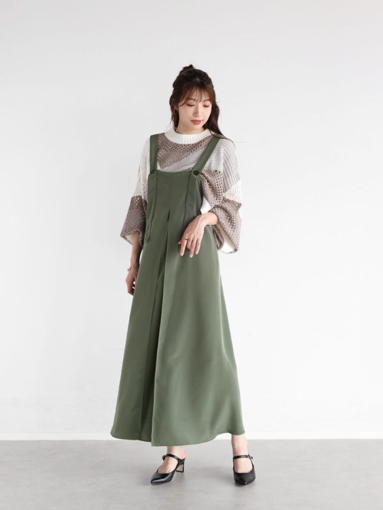 ヤマダヤ Vin☆タックフレアジャンパースカート 新品 21000円 ヴァン Vin タックフレアジャンパースカート(505597617
