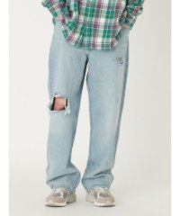 Levi's/SILVERTAB（TM） ルーズフィット ライトインディゴ DESTRUCTED/505597622