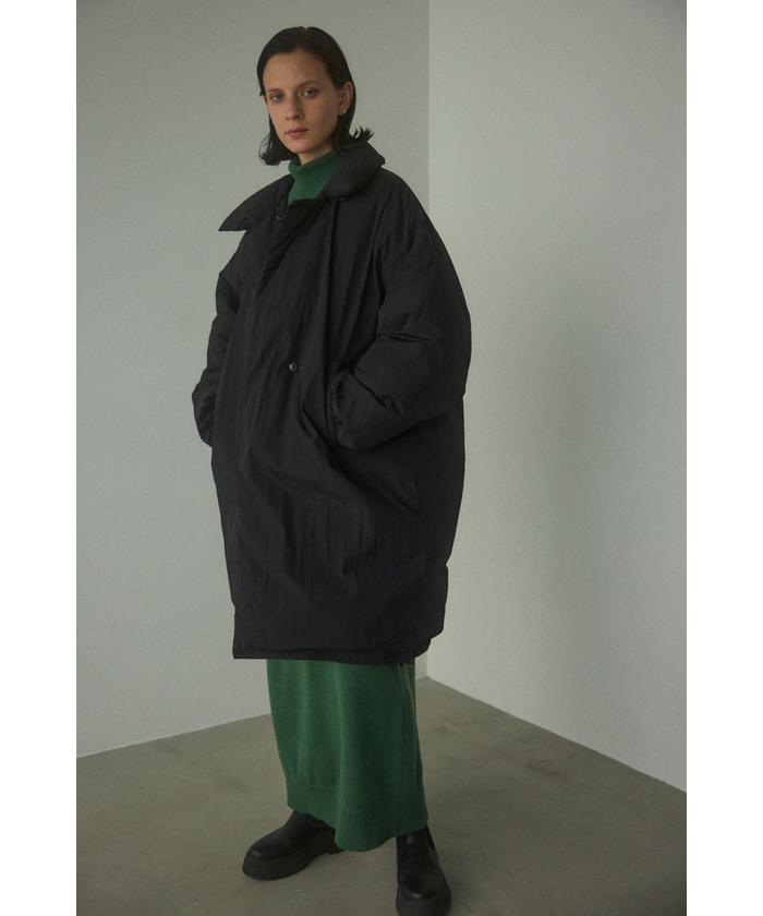 BLACK BY MOUSSY スタンドカラーダウンコート BLACK BY MOUSSY（ブラックバイマウジー）の「stand collar down