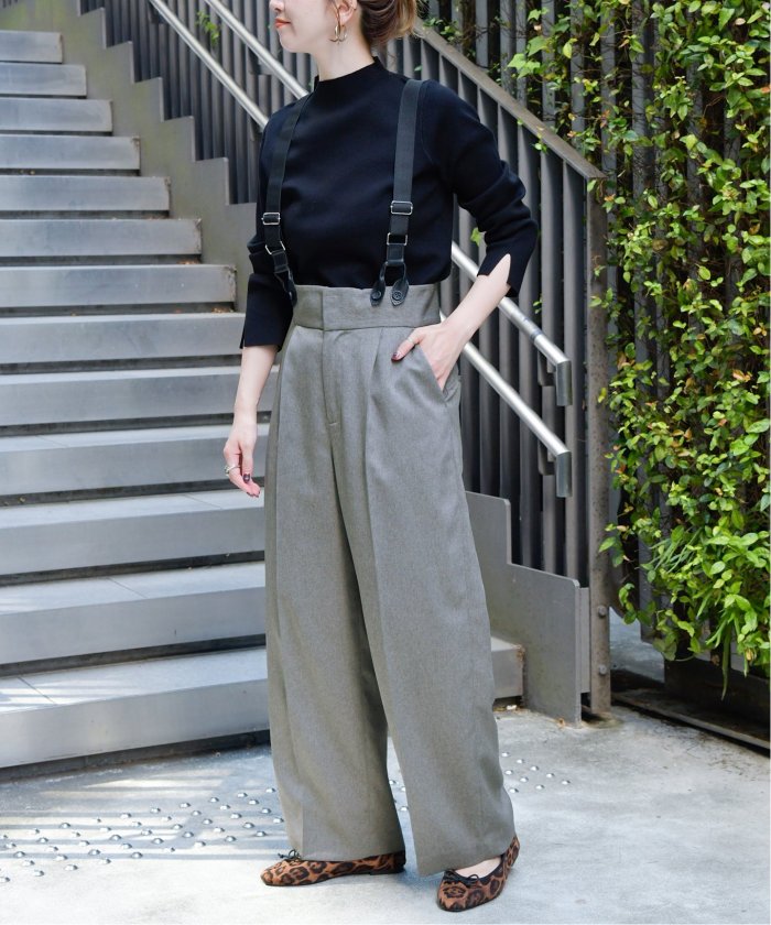 ALL RANKSBARRACK DRESS トラウザーズ　サスペンダー付き WAIPER.inc 実物 イギリス陸軍 ALL RANKS BARRACK DRESS