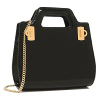 FERRAGAMO/フェラガモ ハンドバッグ ショルダーバッグ ワンダ マイクロバッグ ブラック レディース FERRAGAMO 213984 0762512/505599804