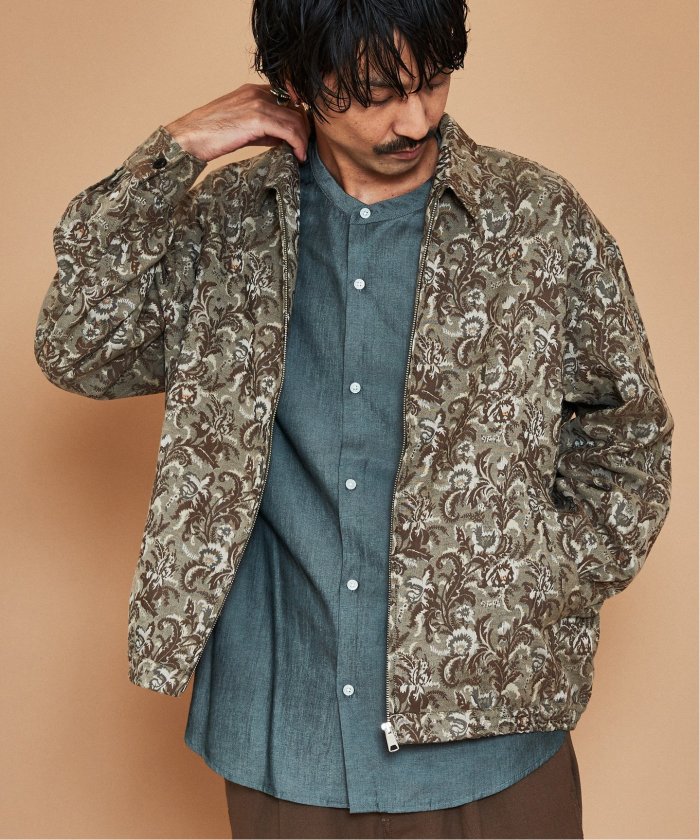 JOURNAL STANDARD ゴブランペーズリーノーカラーブルゾン JOURNAL STANDARD ゴブランペーズリーノーカラーブルゾン