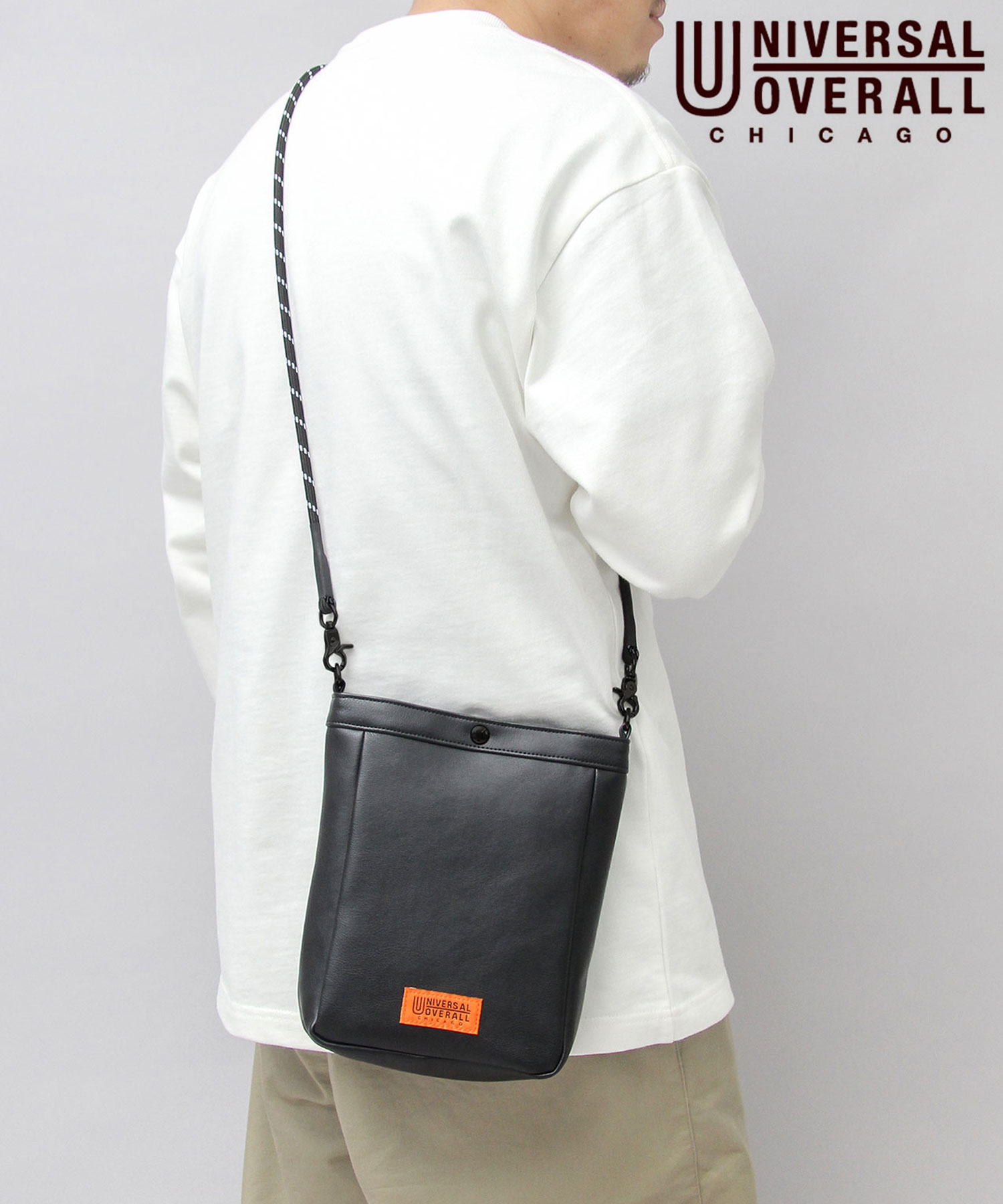 フェイクレザー ザイル ショルダーバッグ / ミニショルダー