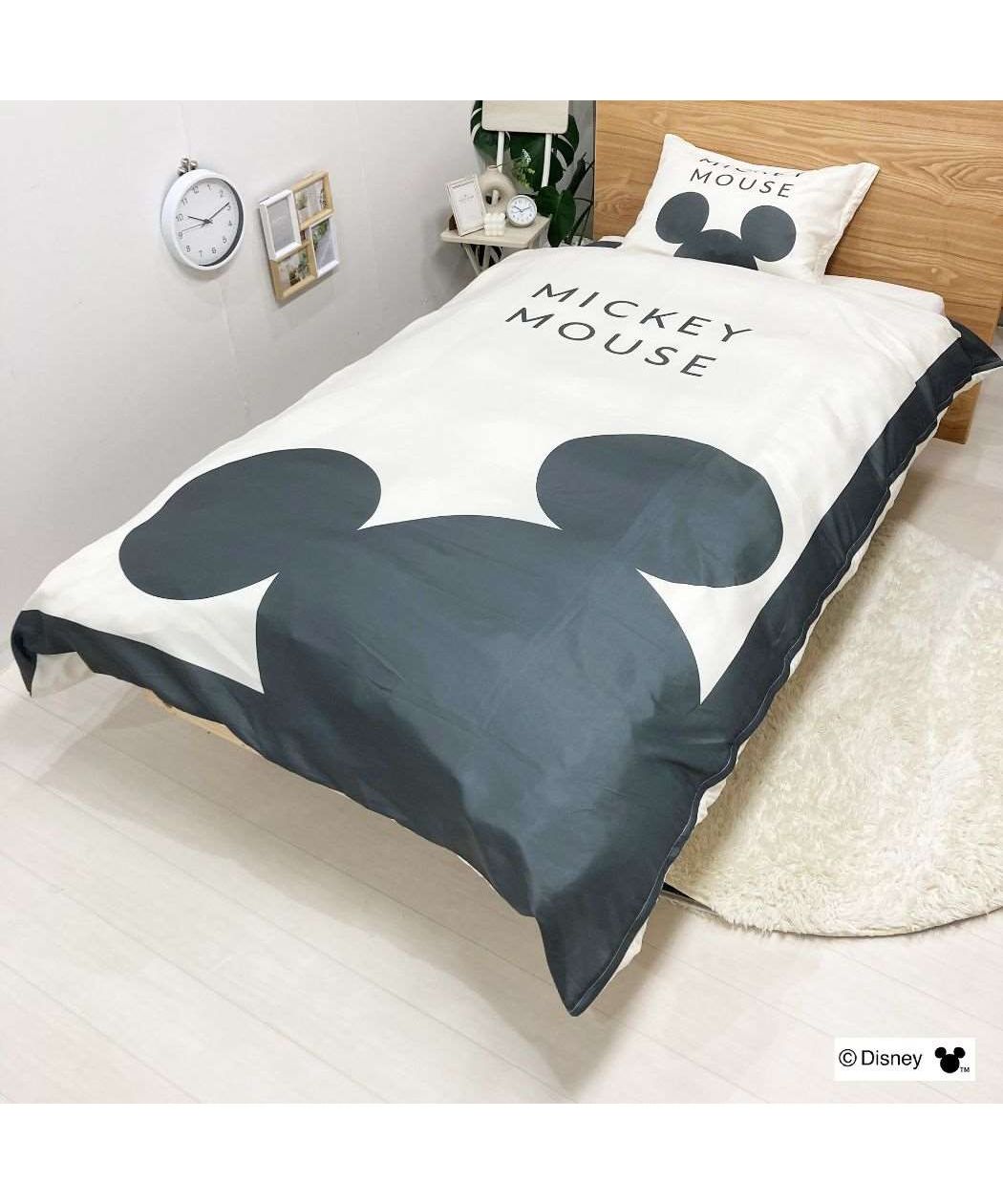 ディズニー 寝具4点セット ミッキー ミニー ブランケット 寄せ