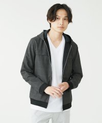 MK homme/グレンチェックフードブルゾン/505413628