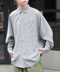 MAISON CLUB/メゾンクラブ MAISON CLUB 【MAISON CLUB】トップス ロングスリーブ シャツ 長袖 チェック ストライプ 無地 アナグラム刺繍 ワンポイント/505480244