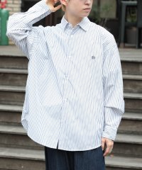 MAISON CLUB/メゾンクラブ MAISON CLUB 【MAISON CLUB】トップス ロングスリーブ シャツ 長袖 チェック ストライプ 無地 アナグラム刺繍 ワンポイント/505480244