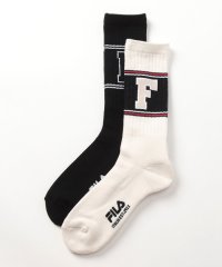 FILA socks Mens/カレッジ風 ソックス 2足組 メンズ/505491953