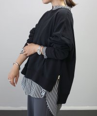 Aletta vita/アレッタ ヴィータ Aletta vita 綿スウェットサイドファスナープルオーバー/504509161