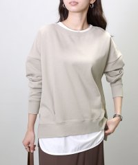 Aletta vita/アレッタ ヴィータ Aletta vita 綿スウェットサイドファスナープルオーバー/504509161