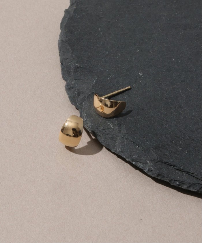 Lilas スモールムーンピアス K10(両耳) スモールムーンピアス K10（両耳）(505602932) | リラ(Lilas
