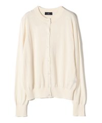 SHIPS WOMEN/SHIPS Primary Navy Label:シルク カシミヤ クルーネック カーディガン/505603488