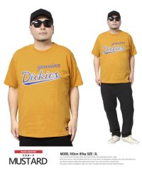 one colors/ジェニュイン ディッキーズ(GENUINE Dickies) 半袖 Tシャツ メンズ 大きいサイズ ロゴ カレッジ プリント クルーネック カットソー 半袖Tシ/505570961